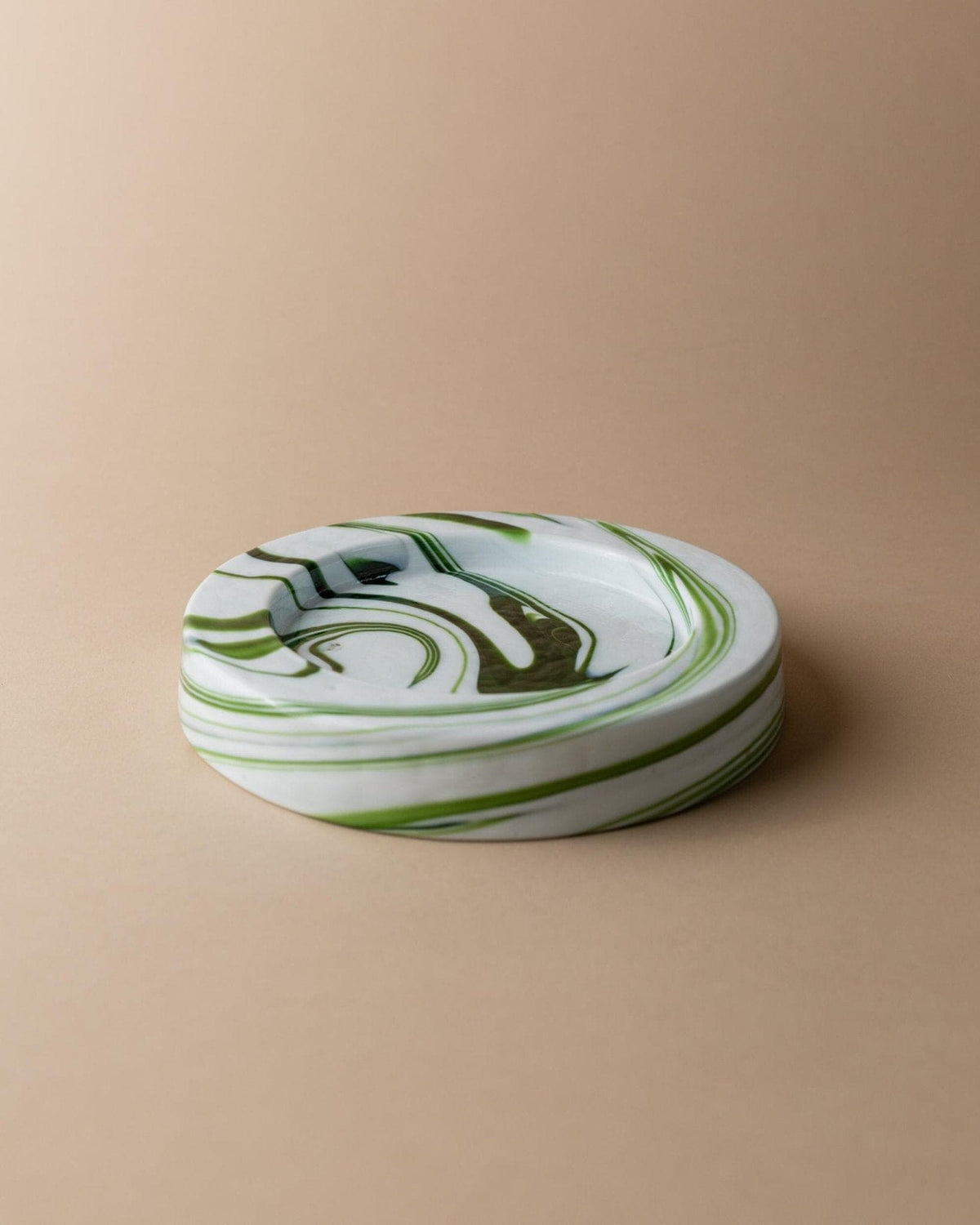 Bol vintage en verre de Murano par Sergio Asti pour Venini Green