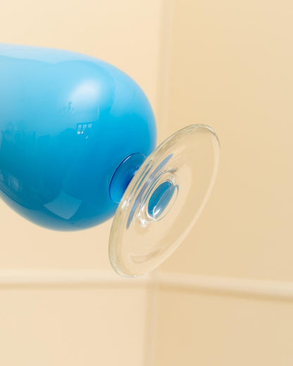 Vintage Karaffe Murano Glas hellblau von Murano