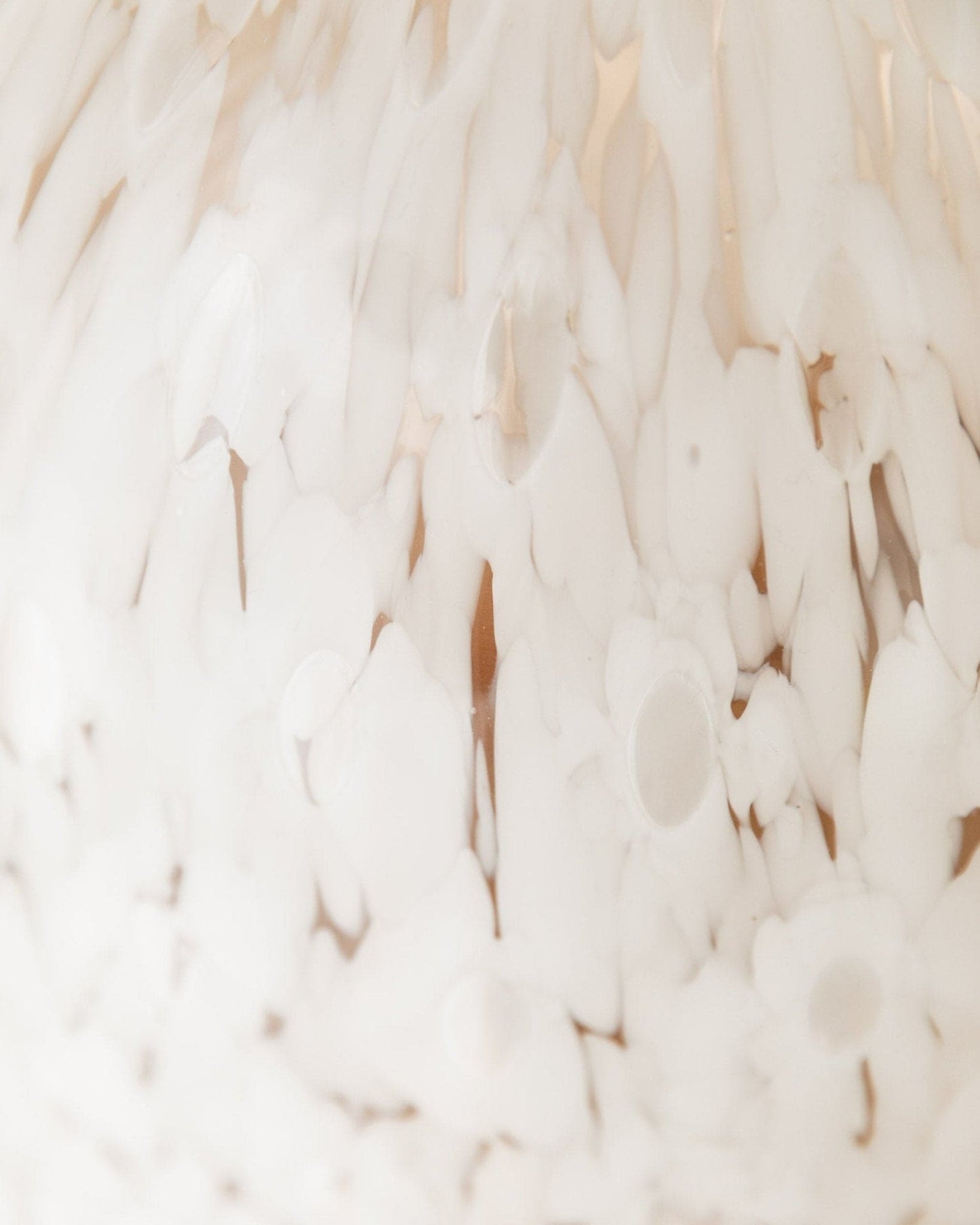 Vintage Murano glass ceiling light by Leola 1960s dotted lampshade