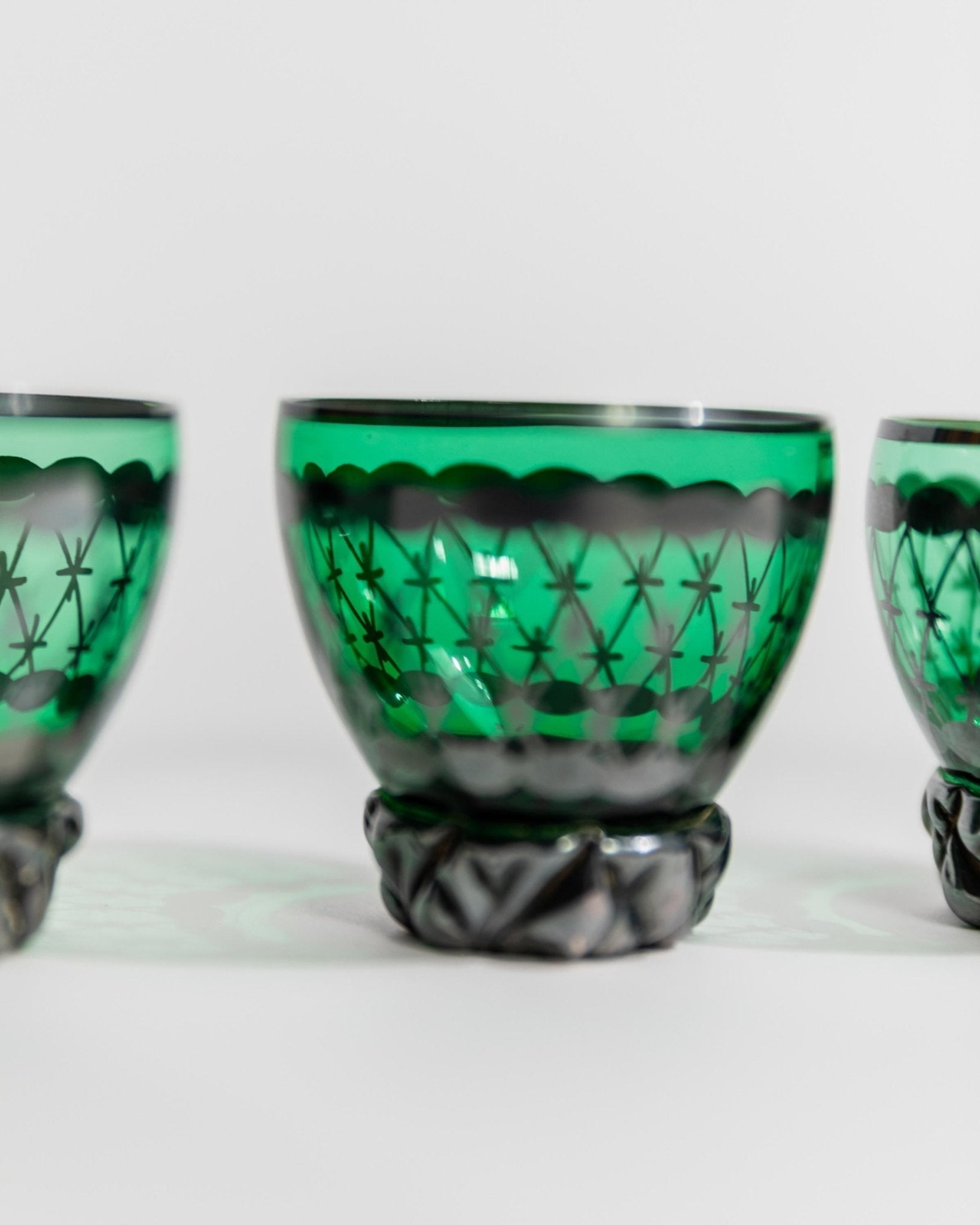 Vintage Likörset Murano Glas von Murano für Glass-Art Italy