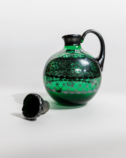 Vintage Likörset Murano Glas von Murano für Glass-Art Italy