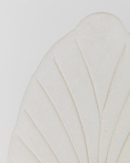 Vintage Murano Glas Tischlampe Blattförmig Gold Metallbasis Italien 1980er