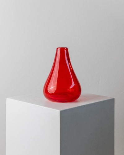 Vase vintage en verre de Murano rouge