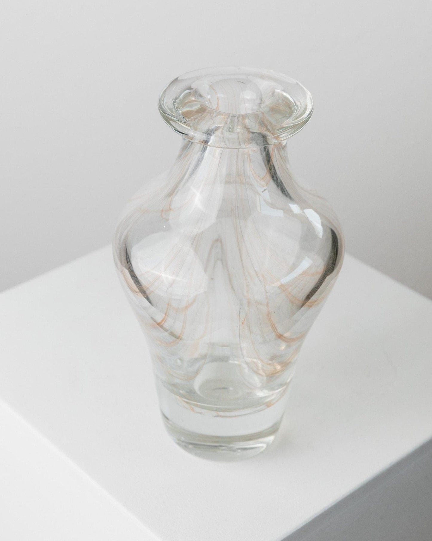 Vintage Murano Glasvase Italien 1970er