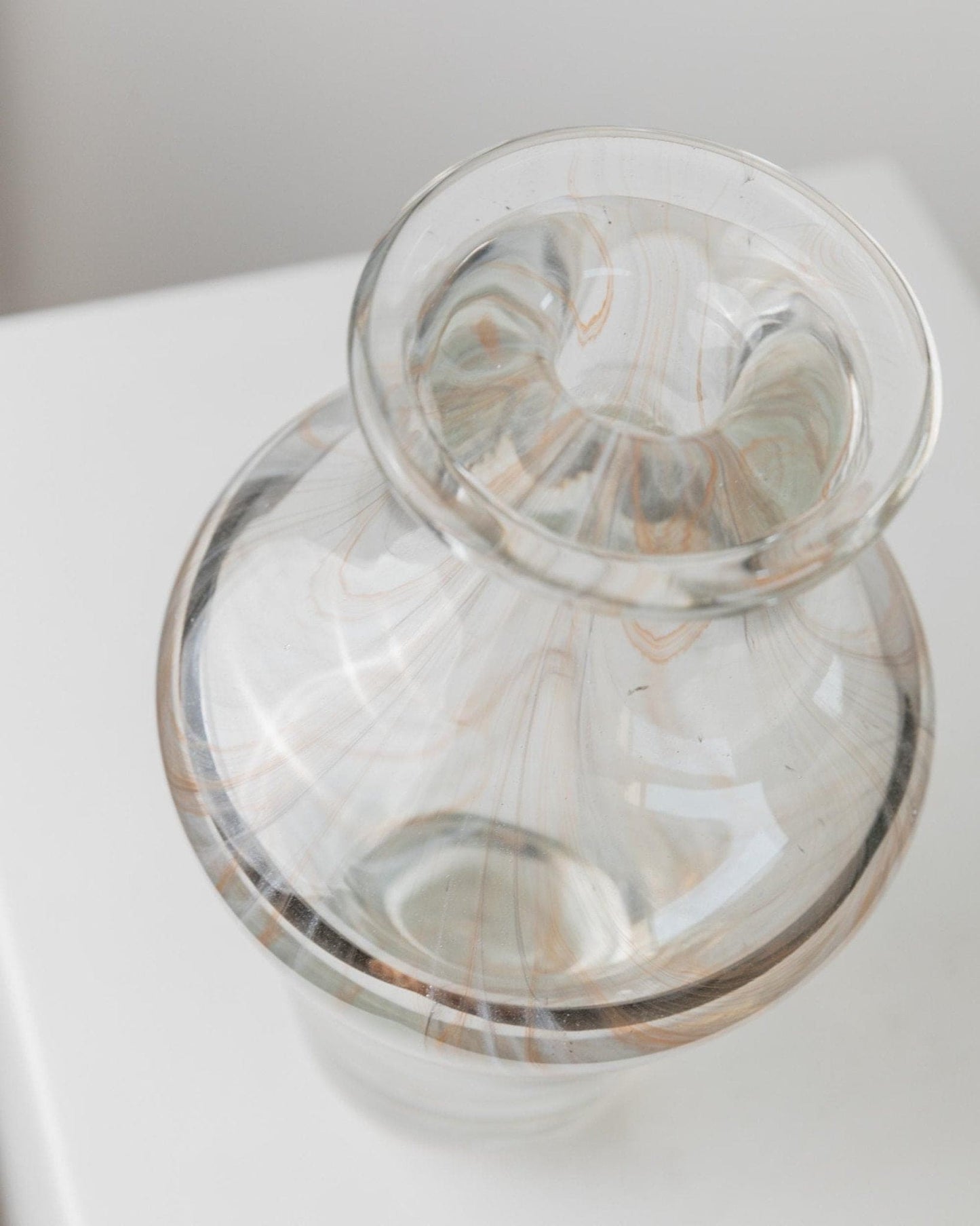 Vintage Murano Glasvase Italien 1970er