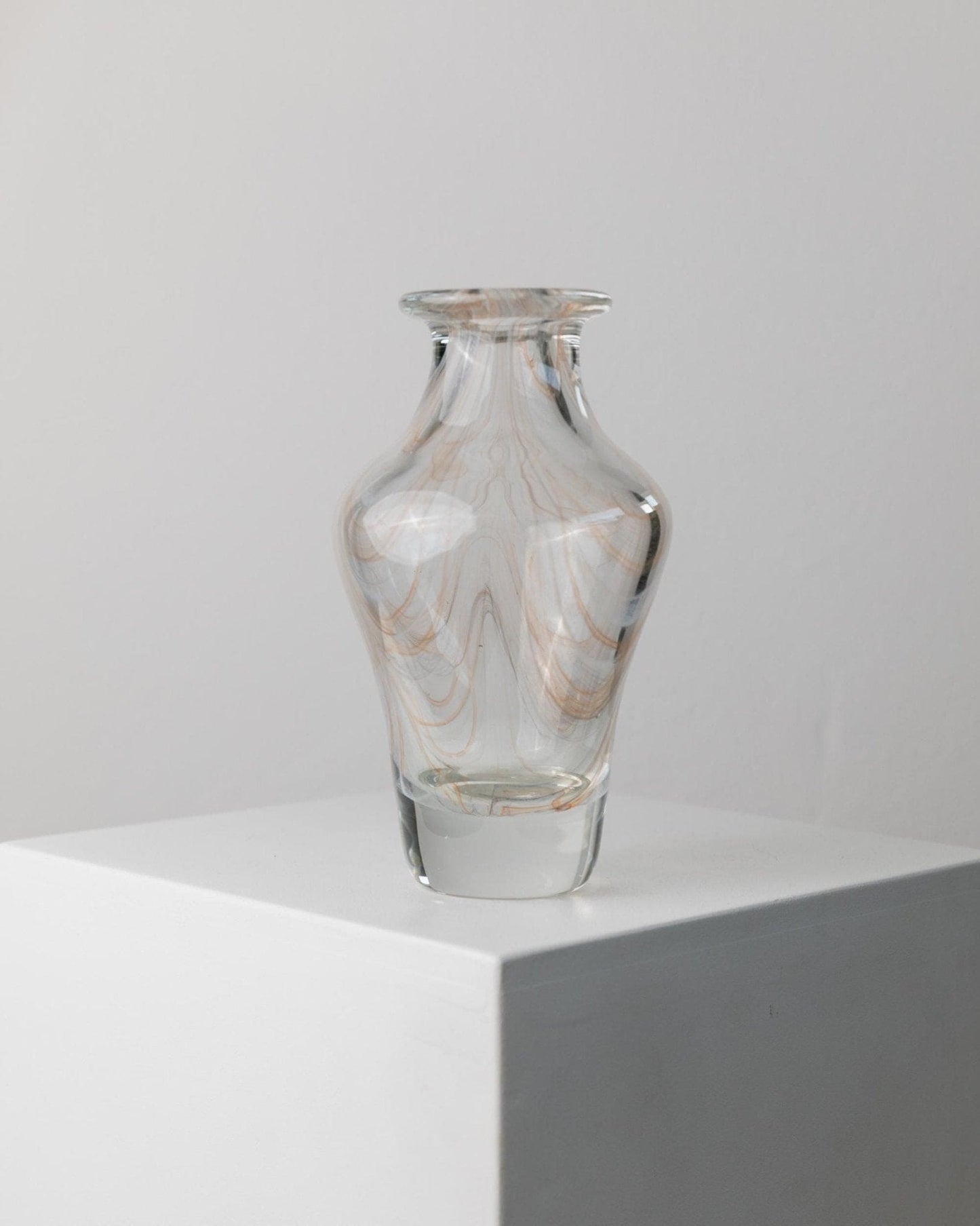 Vintage Murano Glasvase Italien 1970er