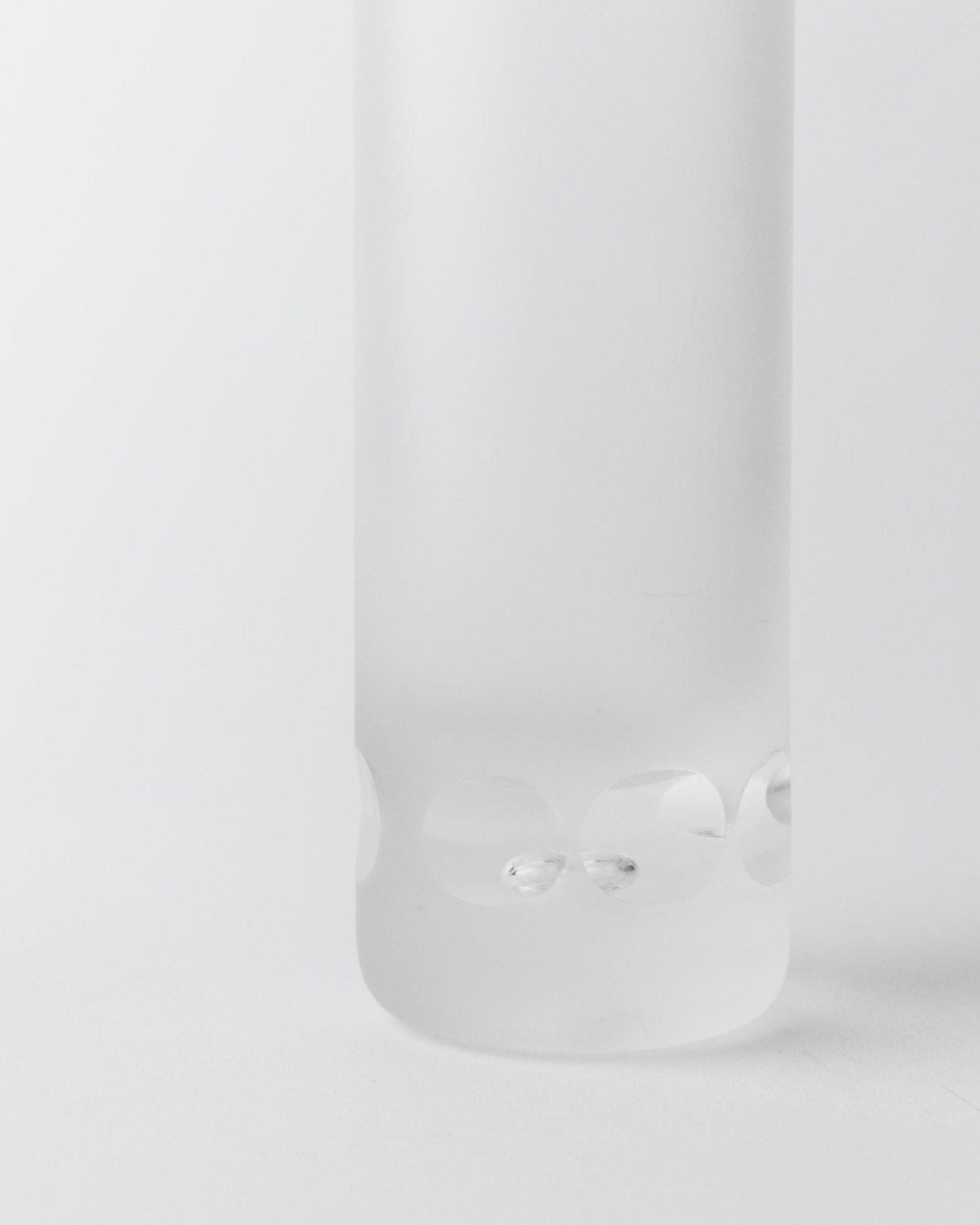 Vintage Murano Trinkglas Eis-Effekt Blasendetails Design Italien 1970er