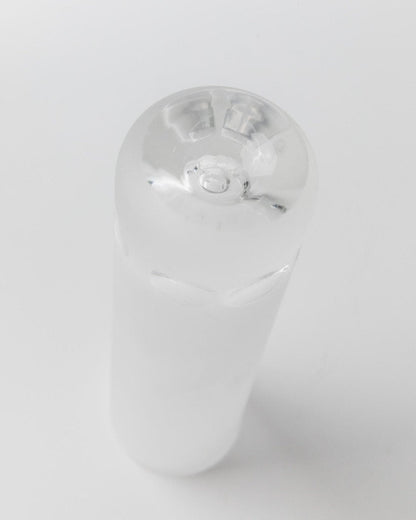 Vintage Murano Trinkglas Eis-Effekt Blasendetails Design Italien 1970er