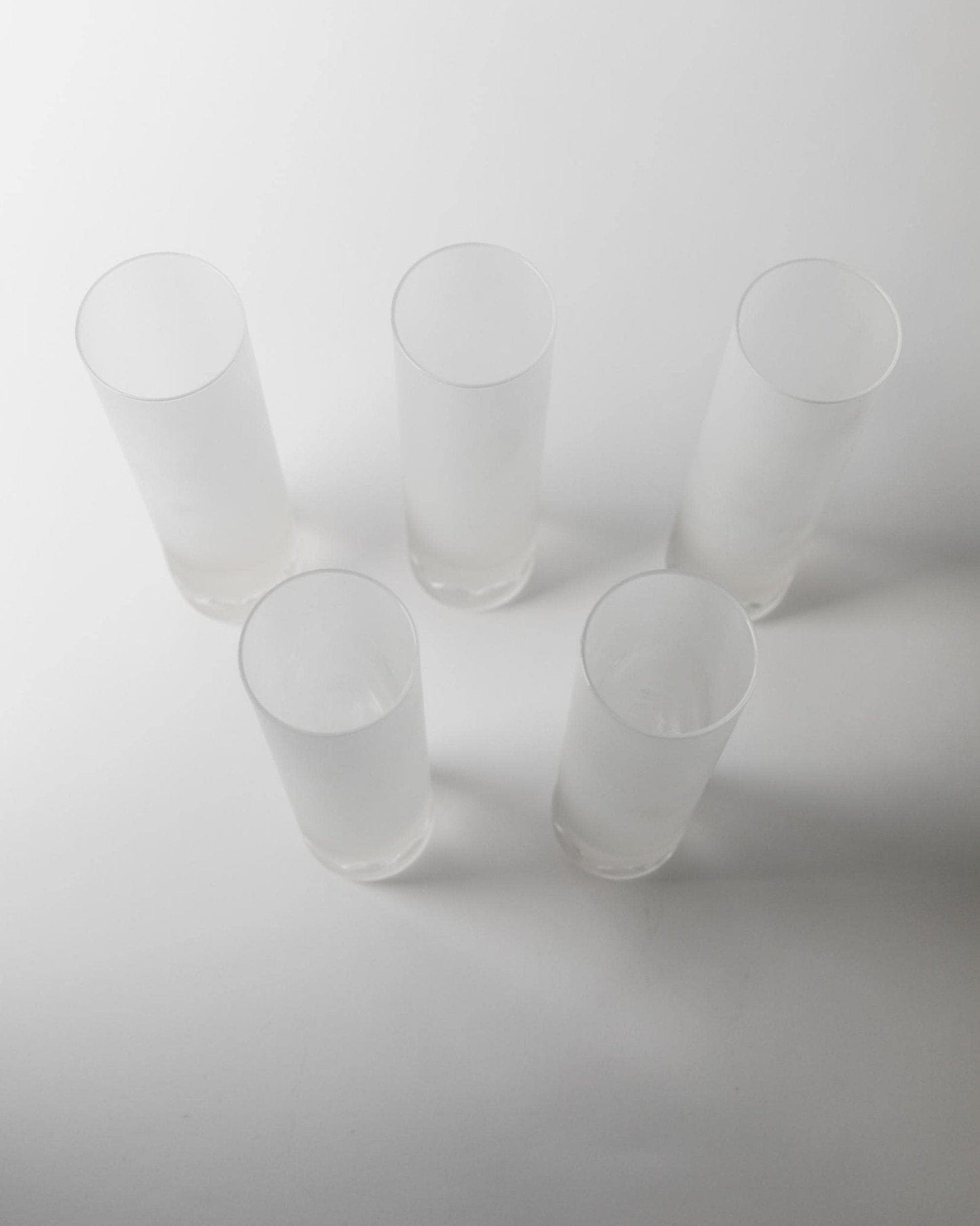 Vintage Murano Trinkglas Eis-Effekt Blasendetails Design Italien 1970er