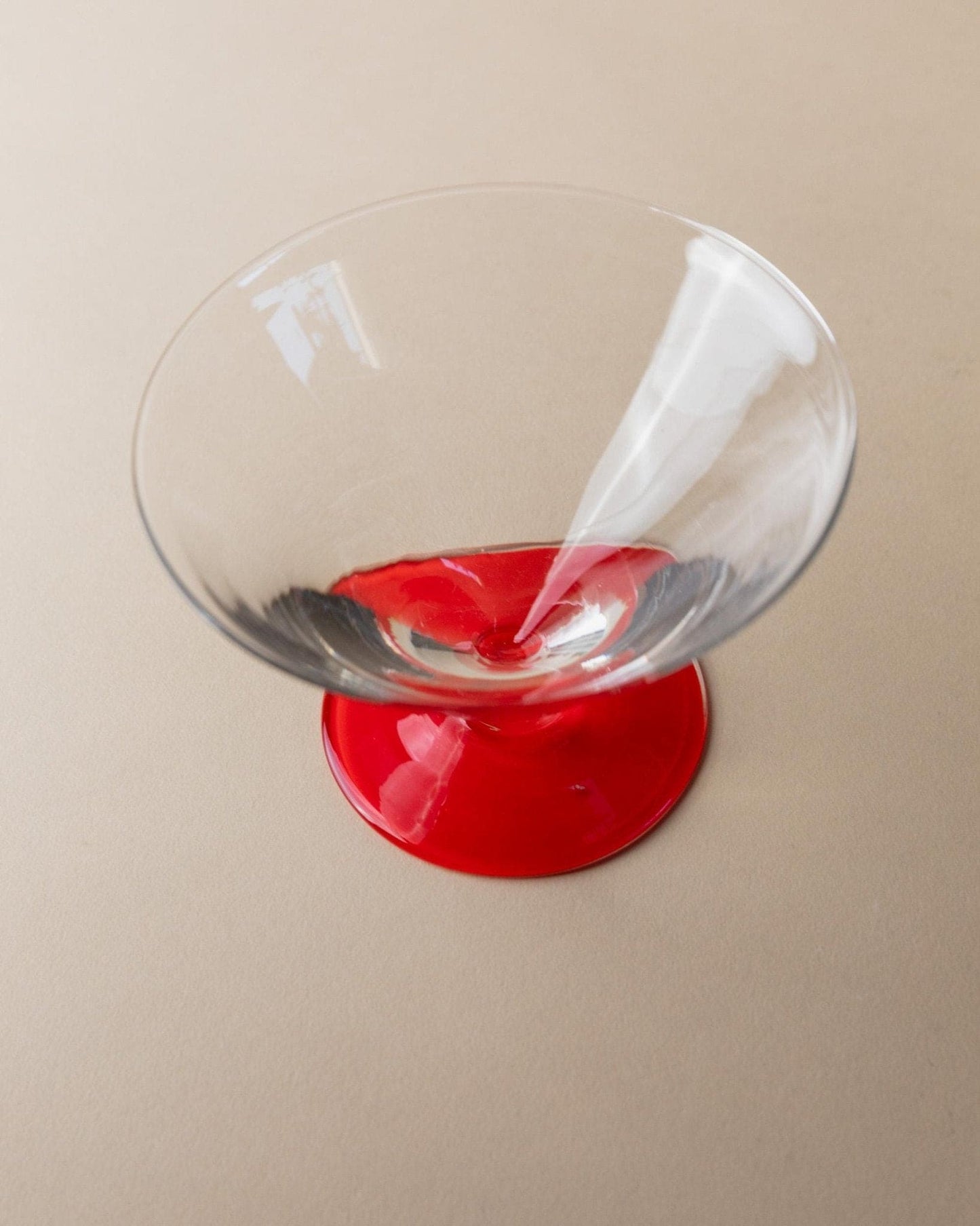 Vintage Drinking Glass Postmodern Memphis Style Italy 1980s Retro Set of 6