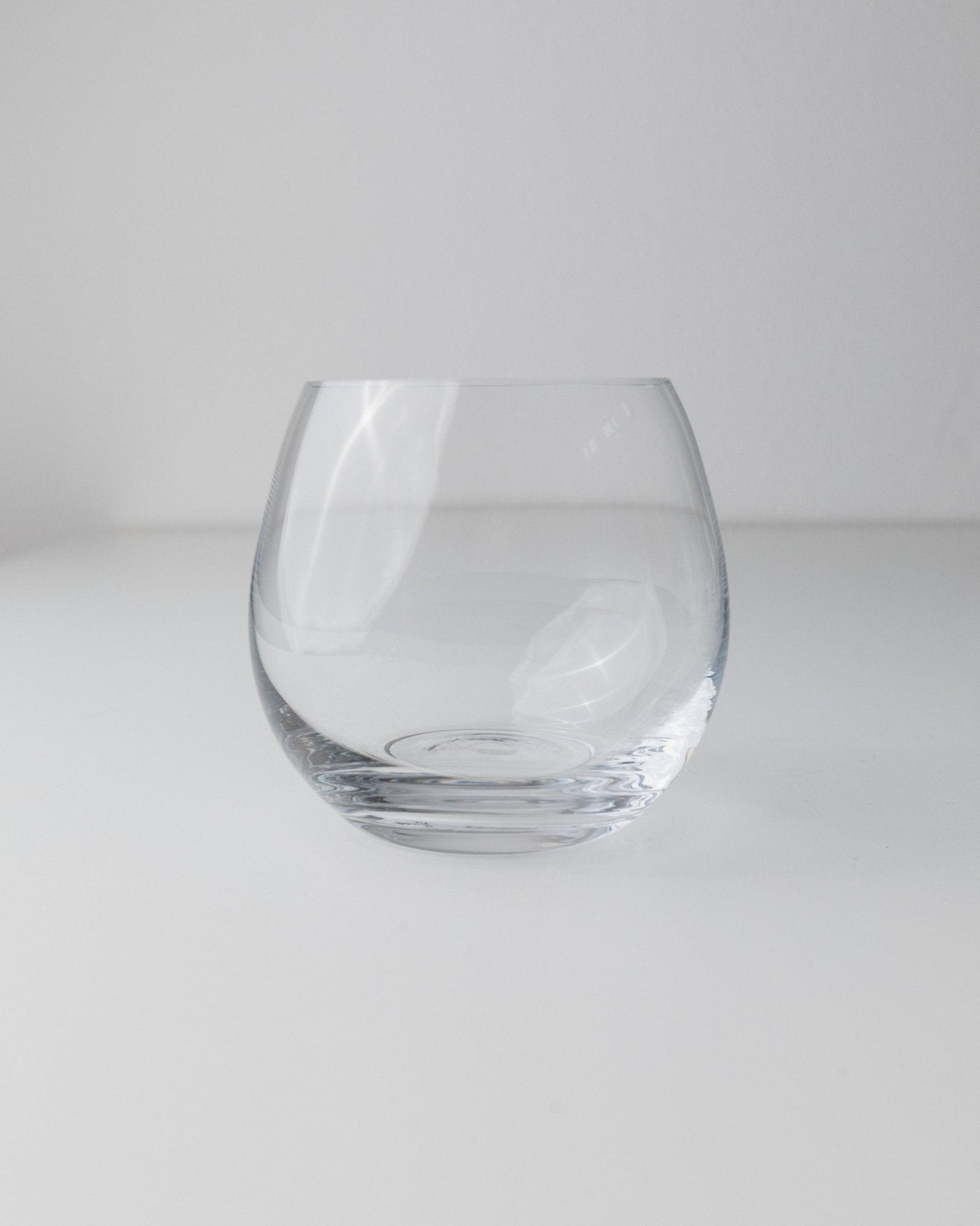 Vintage Trinkglas Set von 6 und Karaffe, klar, zeitloses Design, Italien 80er