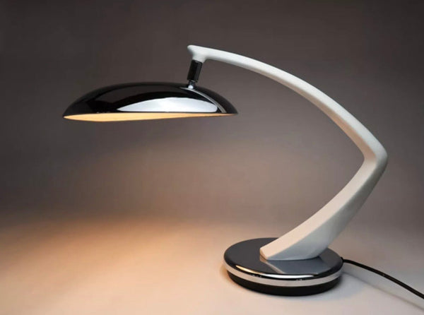 Vintage Tischlampe Boomerang von Luis Pérez de la Oliva für Fase