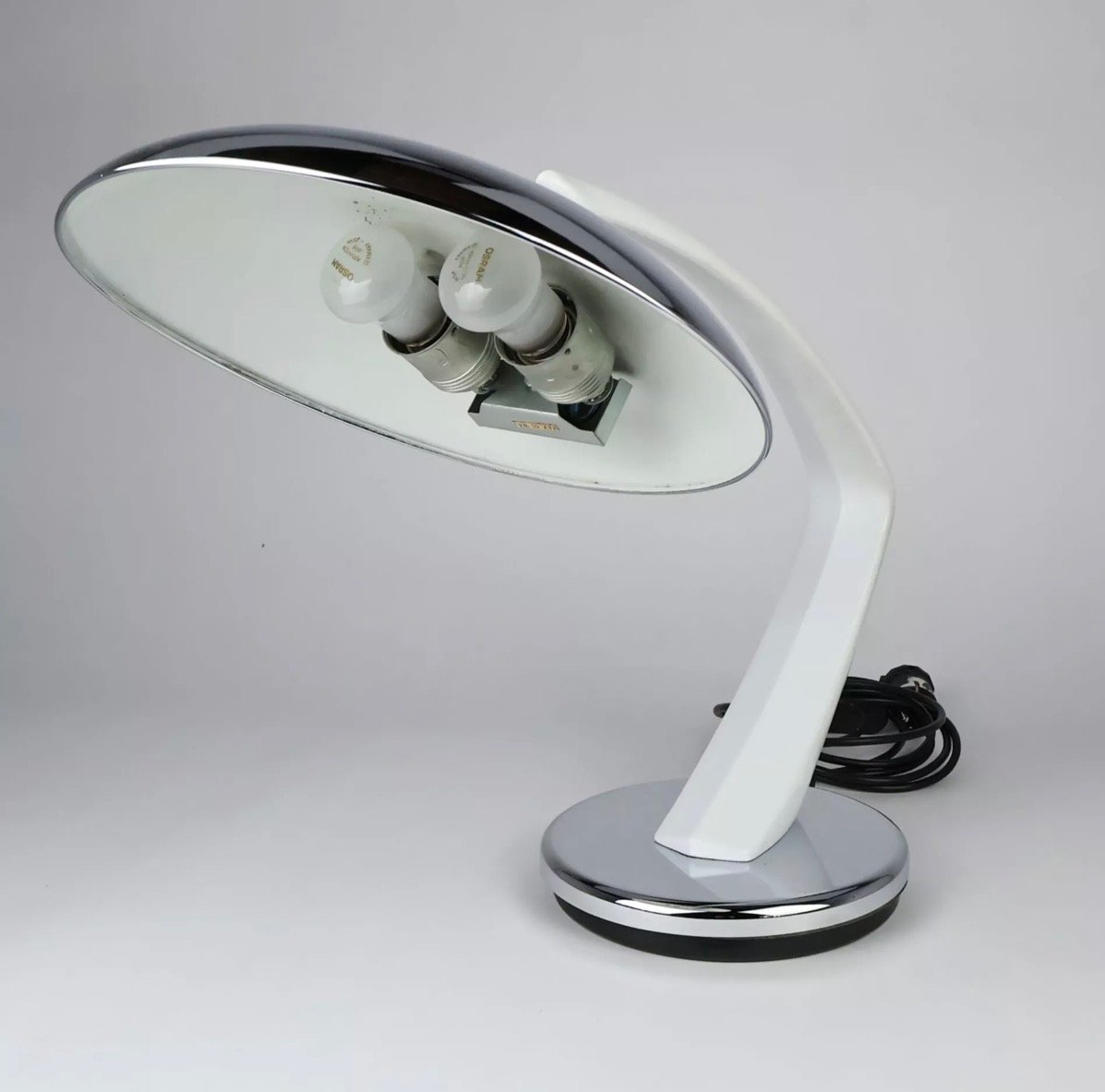 Vintage Tischlampe Boomerang von Luis Pérez de la Oliva für Fase