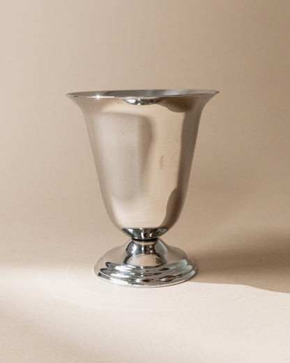 Vintage Becher Set von 6 aus Edelstahl