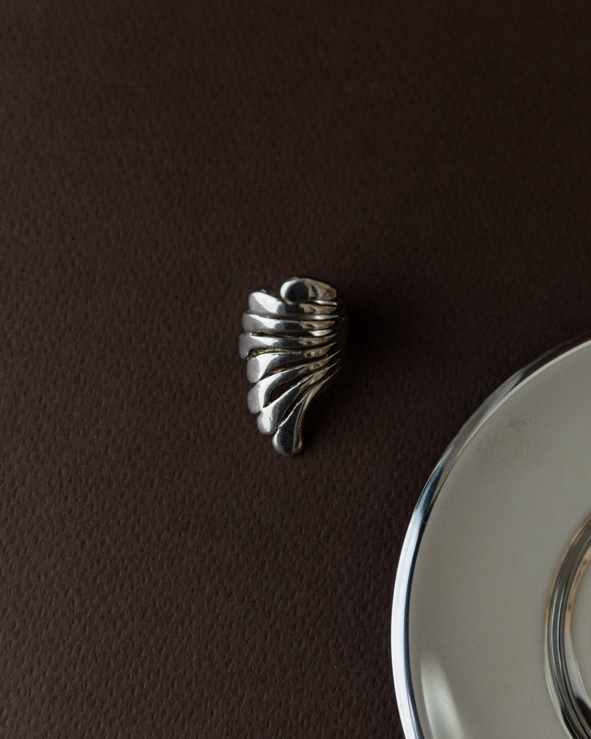 Vintage Statement-Ring Flügel Sterlingsilber Italien 1970er retro Schmuckstück