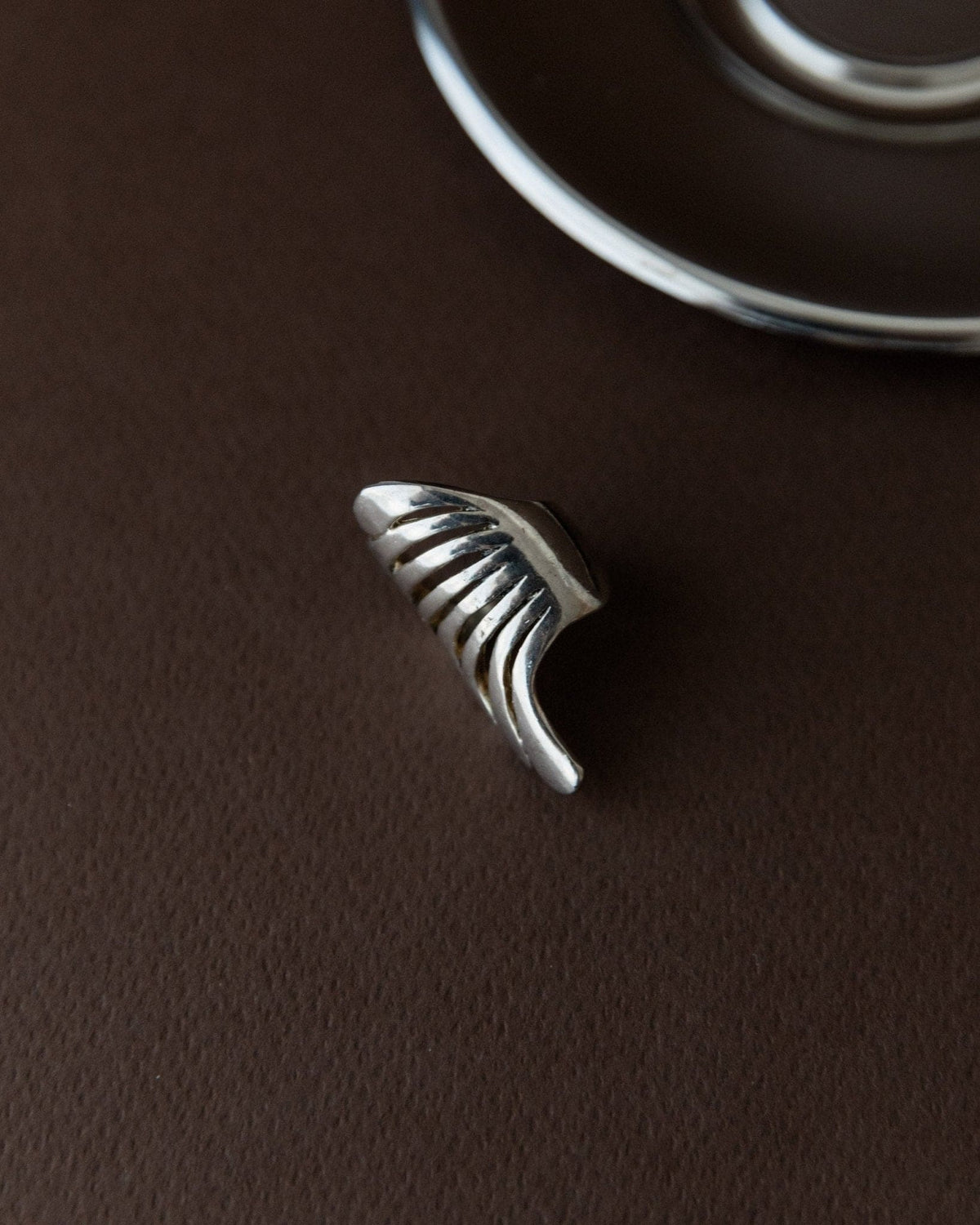 Vintage Statement-Ring Flügel Sterlingsilber Italien 1970er retro Schmuckstück