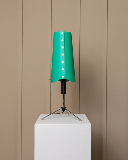 Vintage Tischlampe Memphis-Stil Italien 1980er, verstellbar, schwarz und chrom