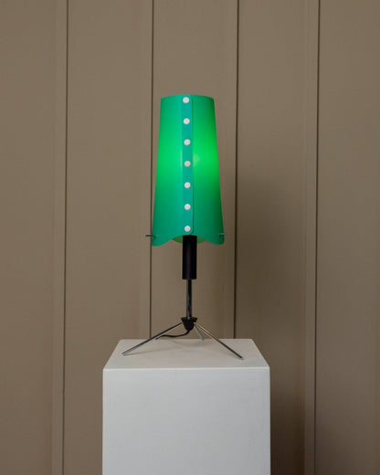 Vintage Tischlampe Memphis-Stil Italien 1980er, verstellbar, schwarz und chrom