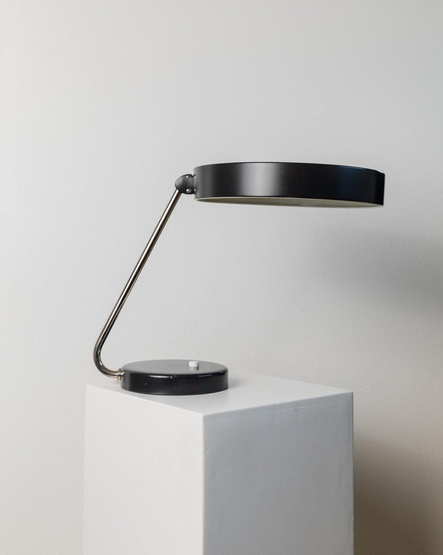 Vintage Tischlampe Anthrazit von Kaiser Idell für Kaiser Leuchten 1960er