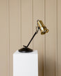 Vintage table lamp by Gigidi for Gigidi Iluminazione black gold-colored metal
