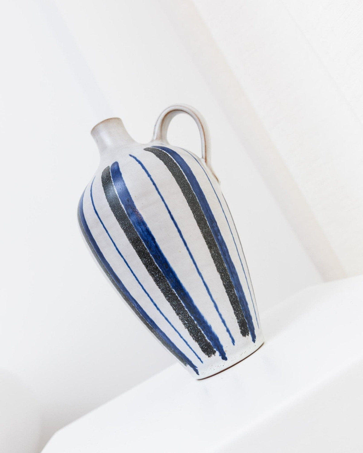 Vintage Vase von Friedel für PGH Bürgel Mid Century Keramik 1960er