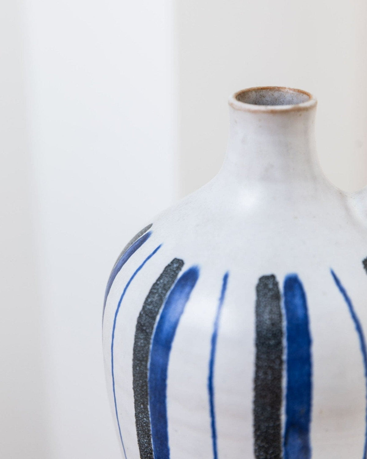 Vintage Vase von Friedel für PGH Bürgel Mid Century Keramik 1960er