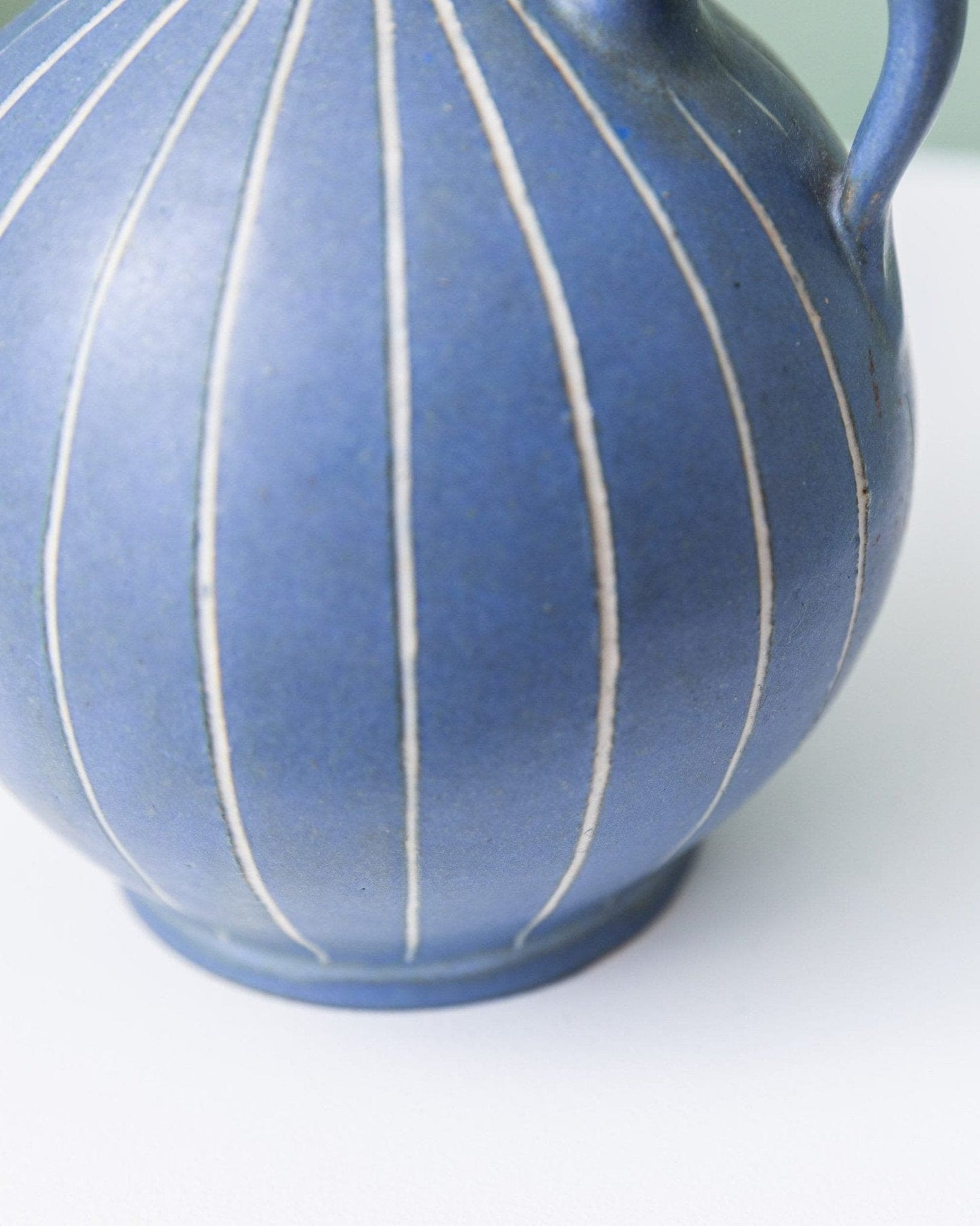 Vintage Vase von Carl Fischer für PGH Bürgel Mid Century Keramik 1960er