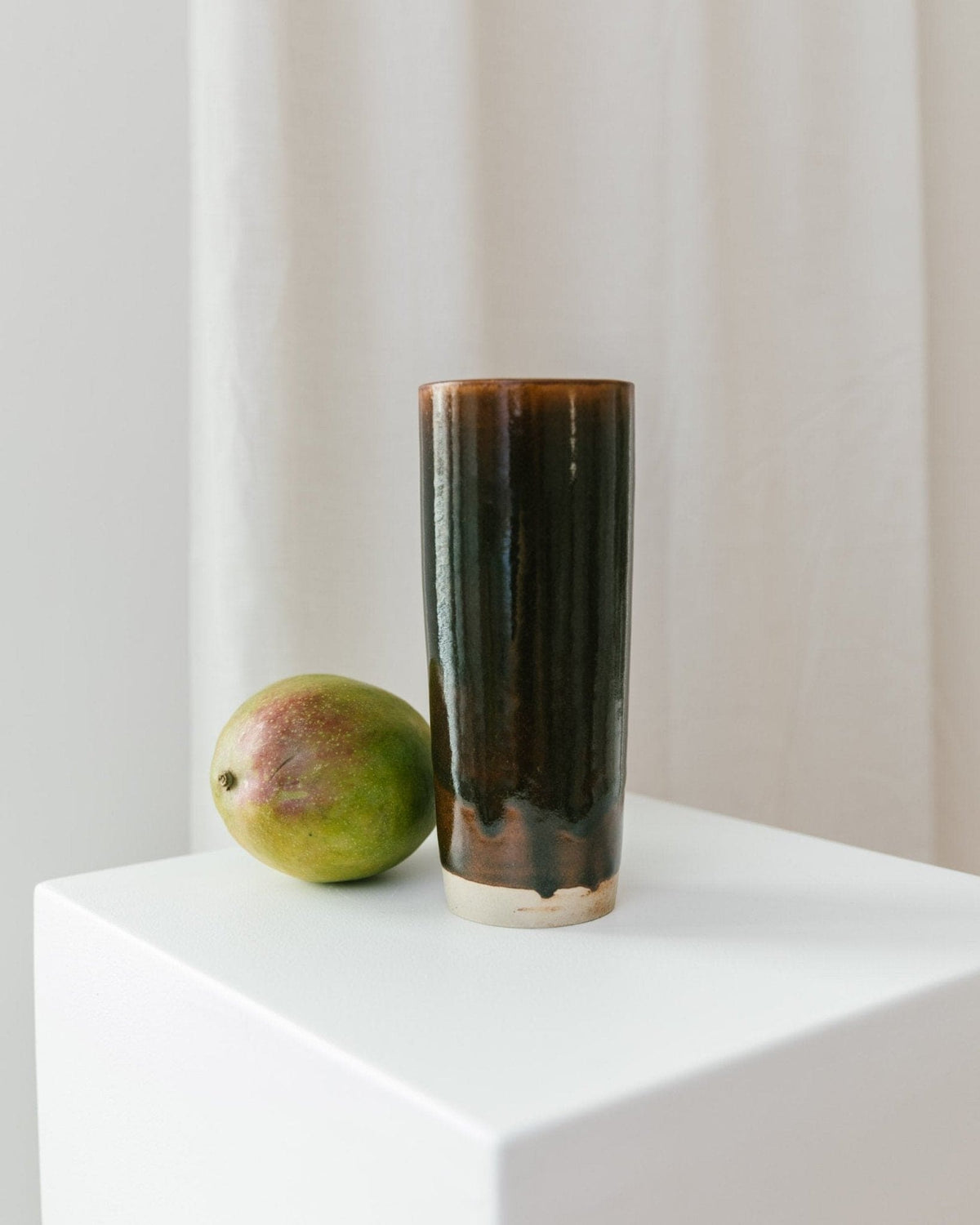 Vase vintage en céramique d'atelier de Werner Baumberger, années 1970