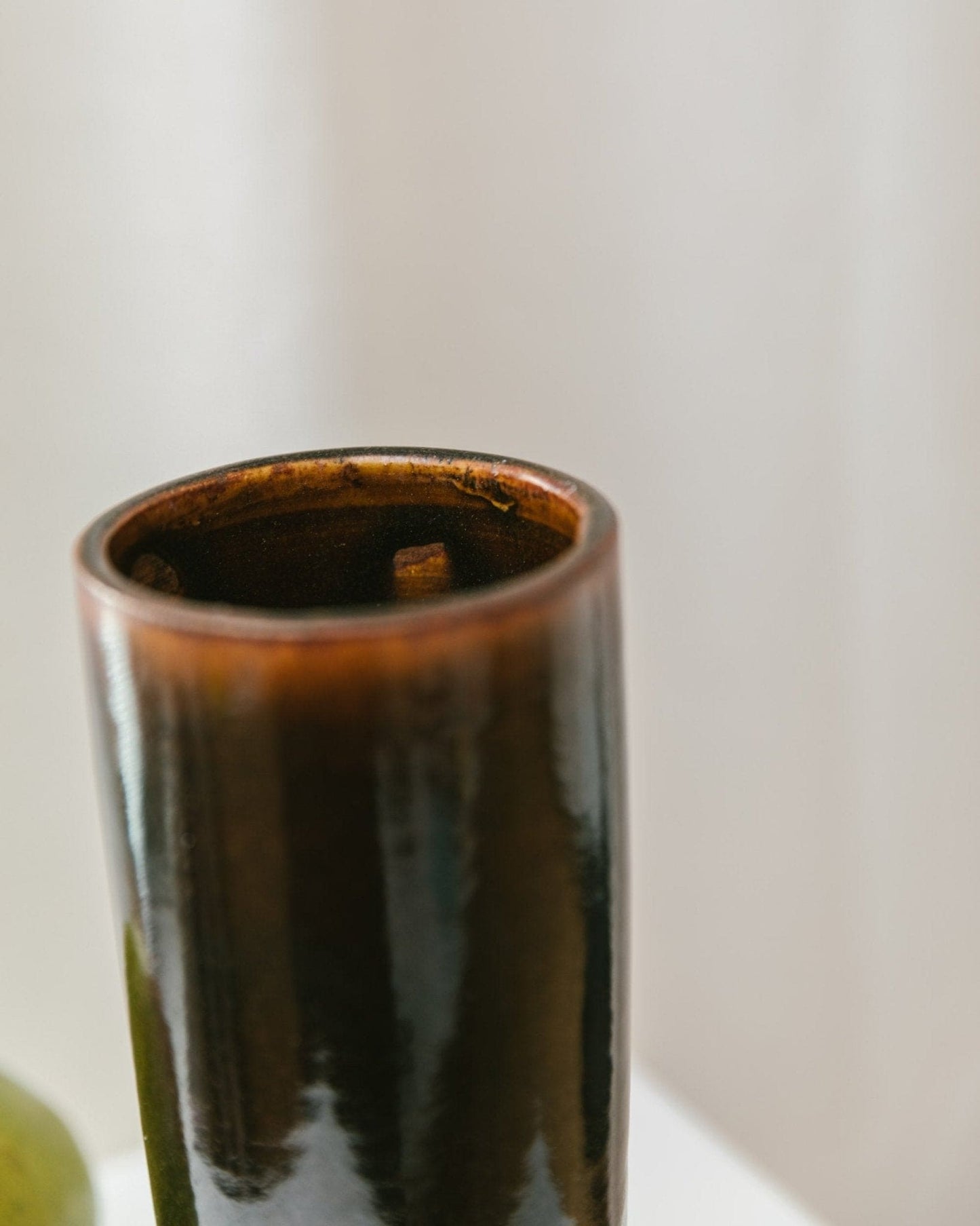 Vintage Vase Studio Keramik von Werner Baumberger 1970er Jahre