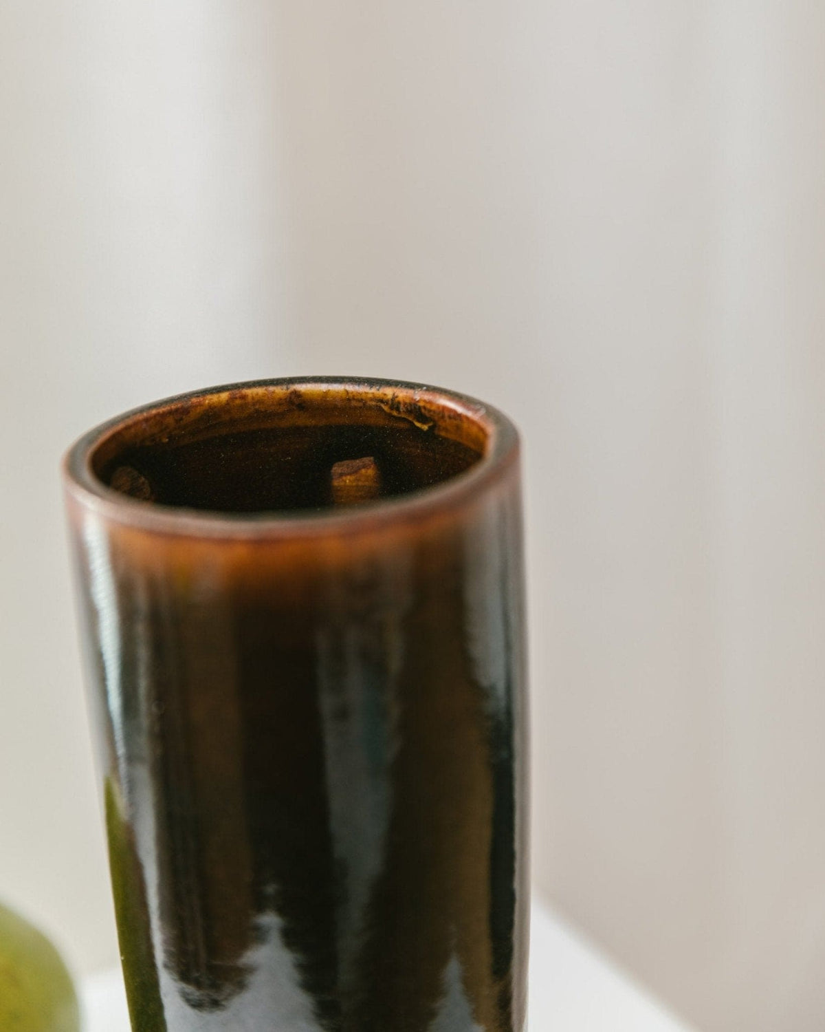 Vase vintage en céramique d'atelier de Werner Baumberger, années 1970