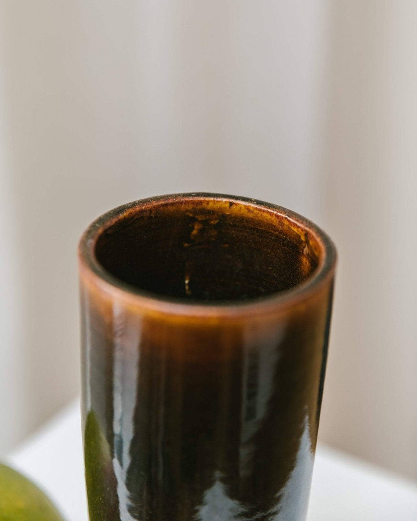 Vintage Vase Studio Keramik von Werner Baumberger 1970er Jahre