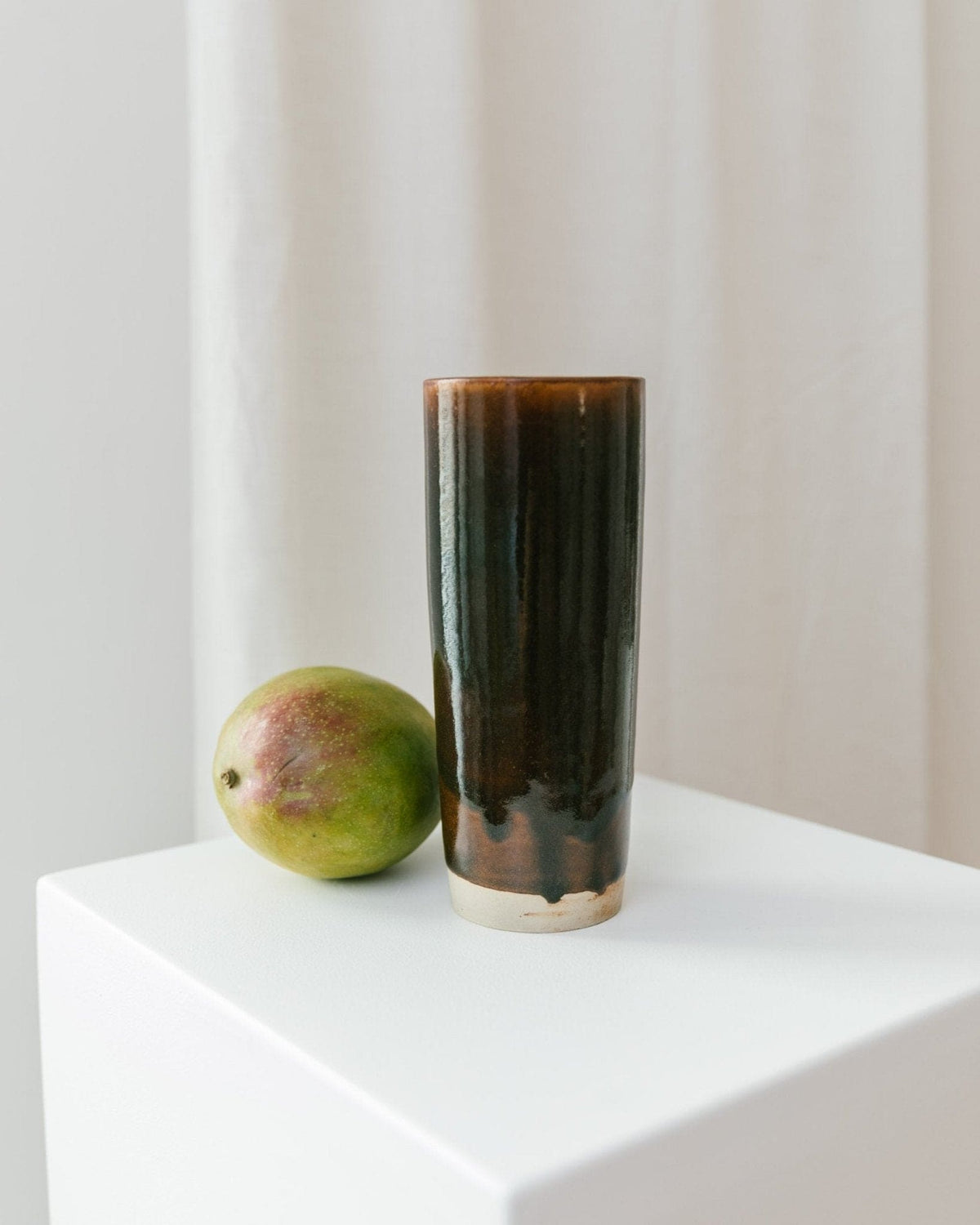 Vase vintage en céramique d'atelier de Werner Baumberger, années 1970