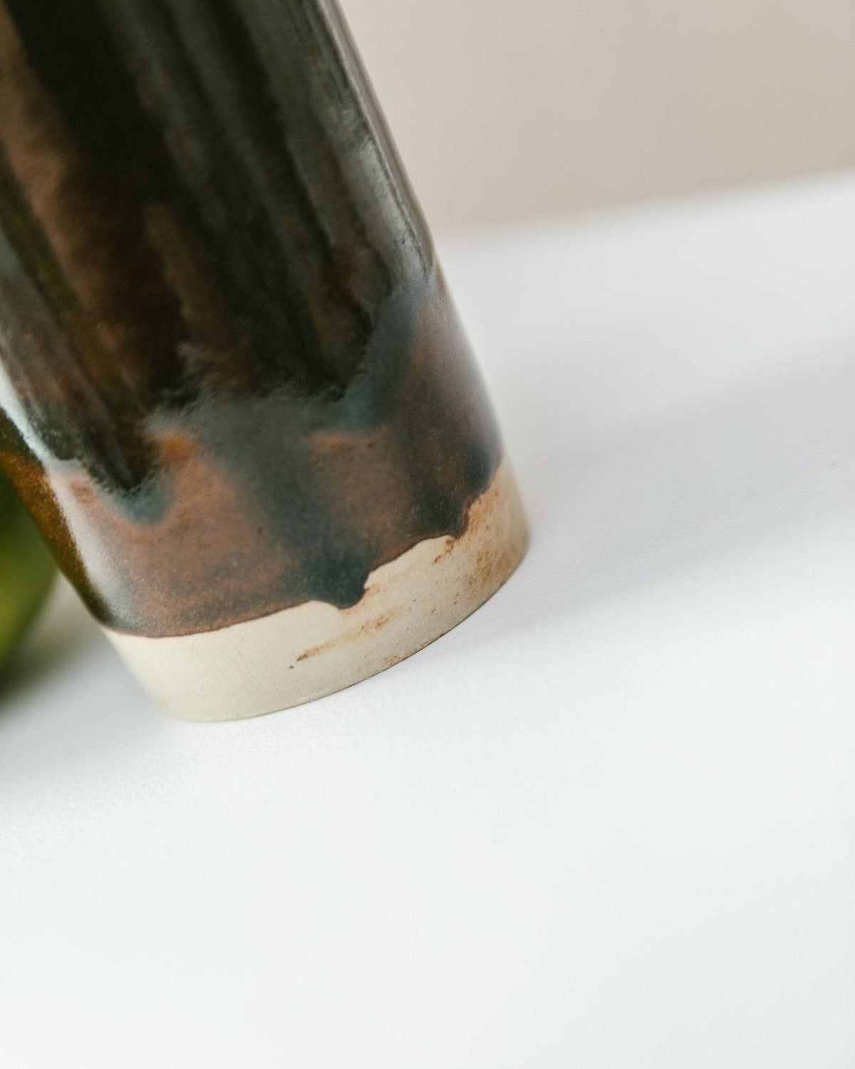 Vase vintage en céramique d'atelier de Werner Baumberger, années 1970