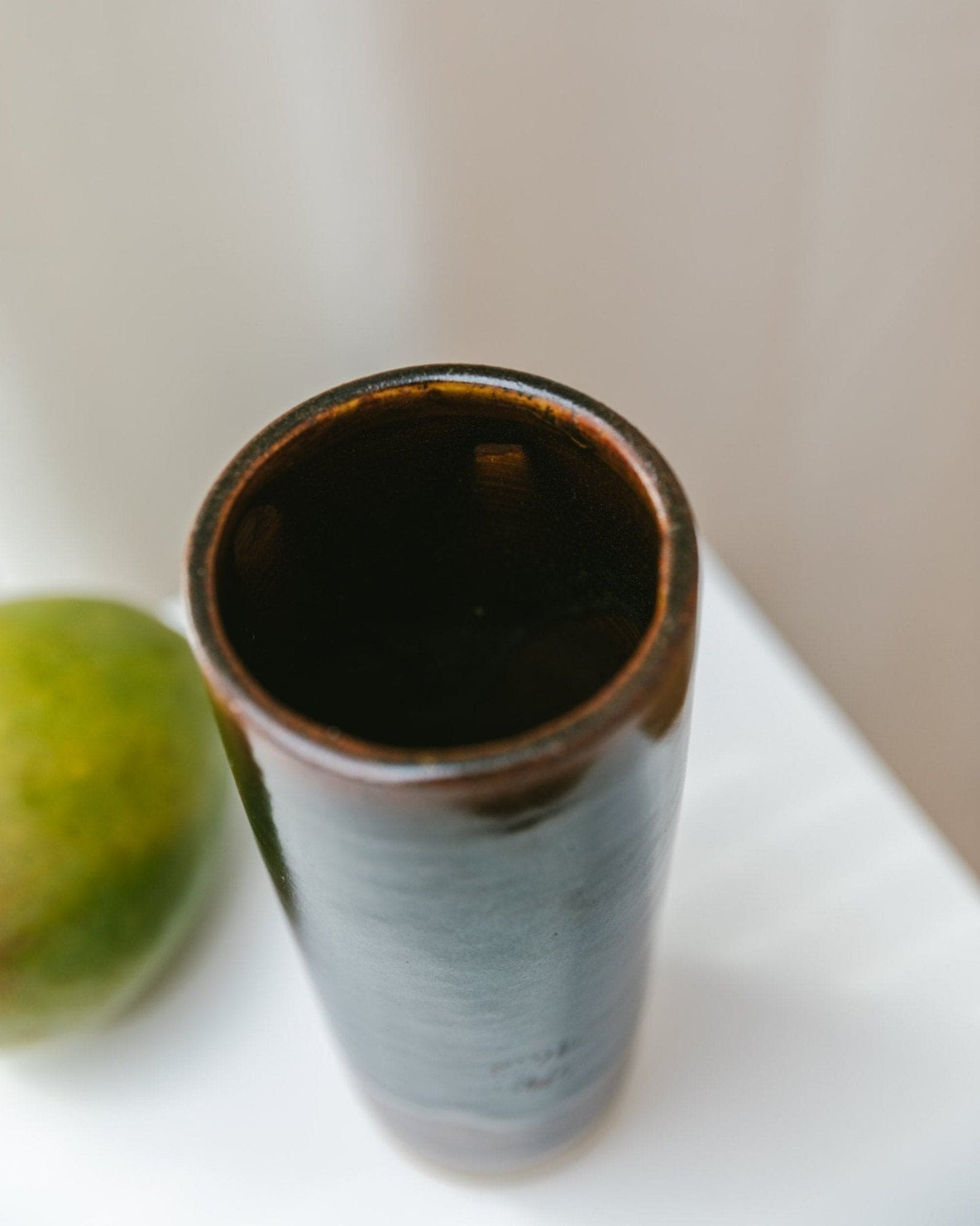 Vintage Vase Studio Keramik von Werner Baumberger 1970er Jahre