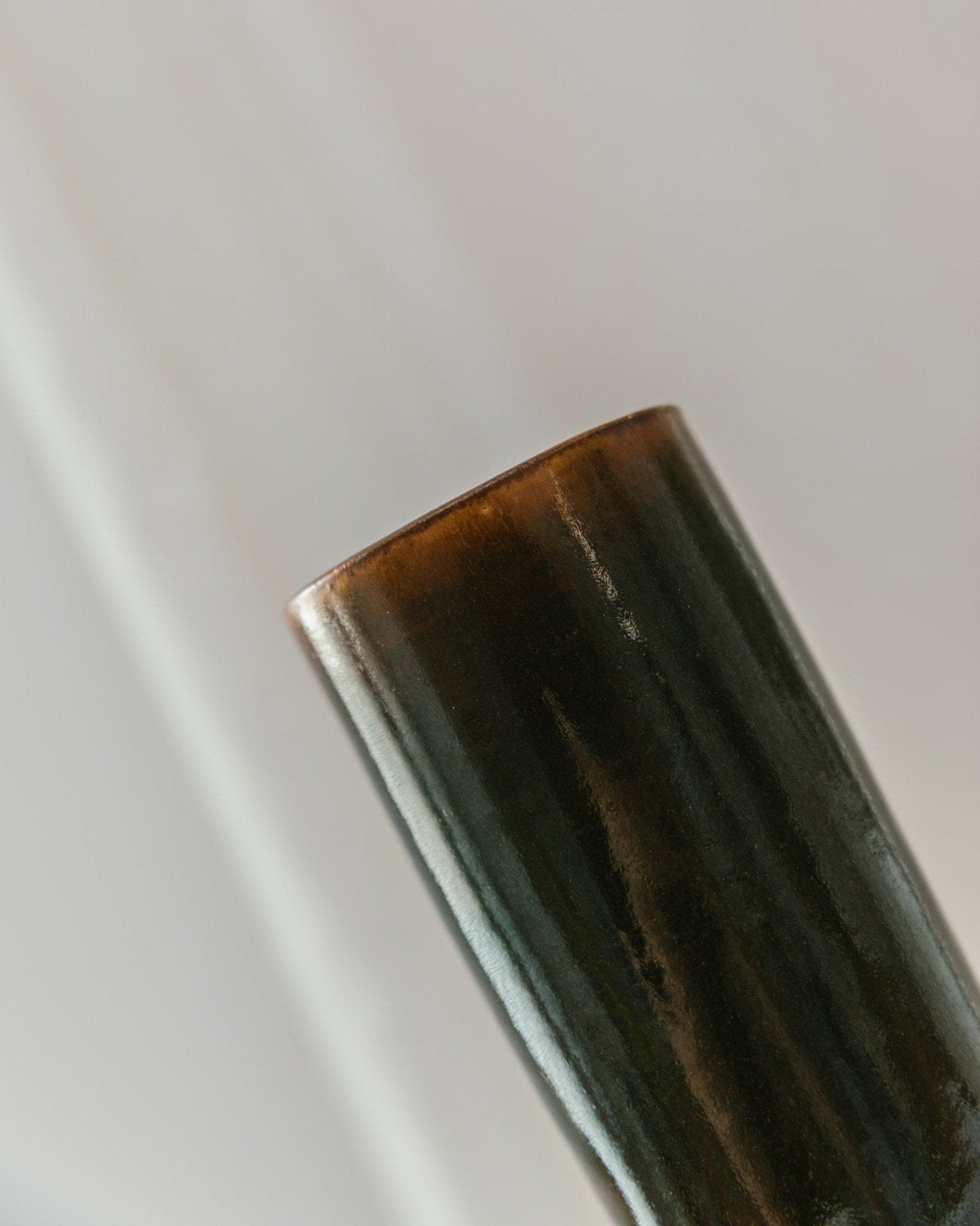 Vintage Vase Studio Keramik von Werner Baumberger 1970er Jahre