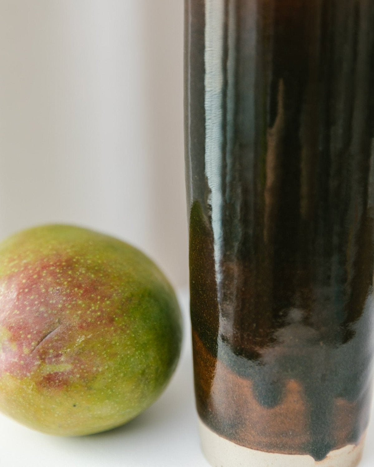 Vase vintage en céramique d'atelier de Werner Baumberger, années 1970