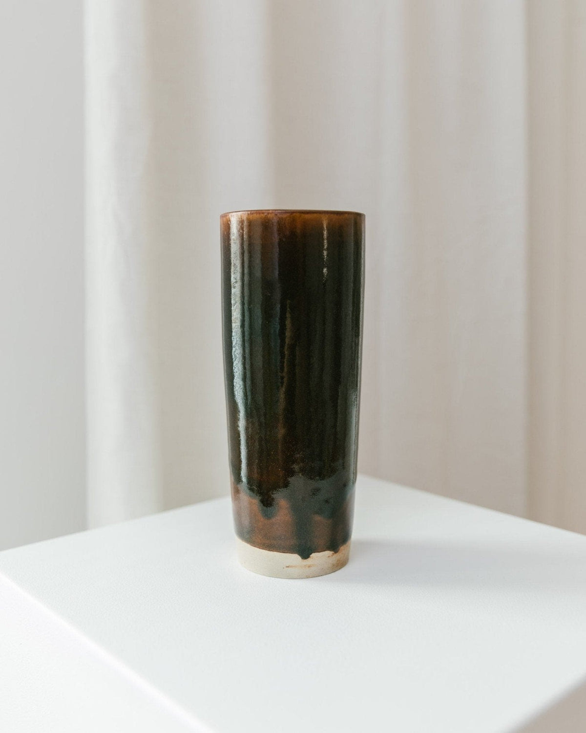 Vase vintage en céramique d'atelier de Werner Baumberger, années 1970