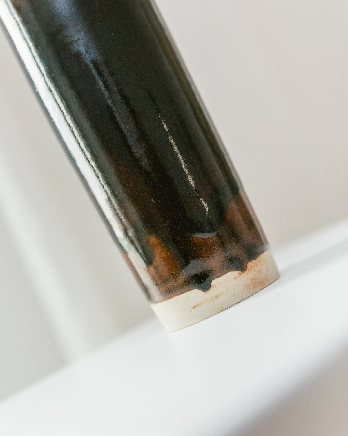 Vase vintage en céramique d'atelier de Werner Baumberger, années 1970