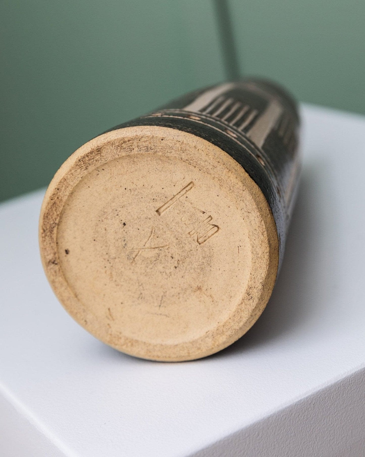 Vintage vase VEB Coswig GDR ceramics 1970s