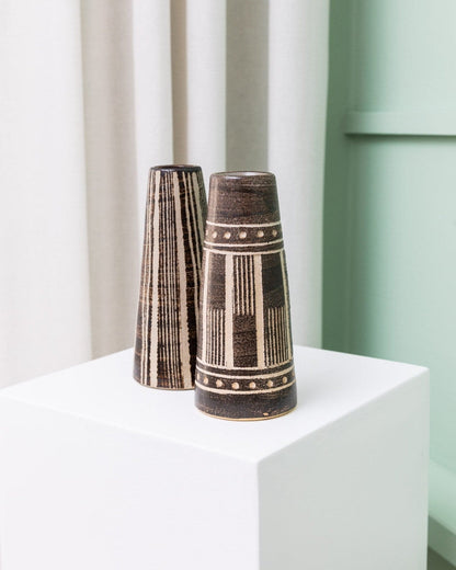 Vintage vase VEB Coswig GDR ceramics 1970s