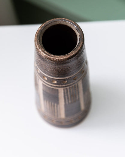 Vintage vase VEB Coswig GDR ceramics 1970s