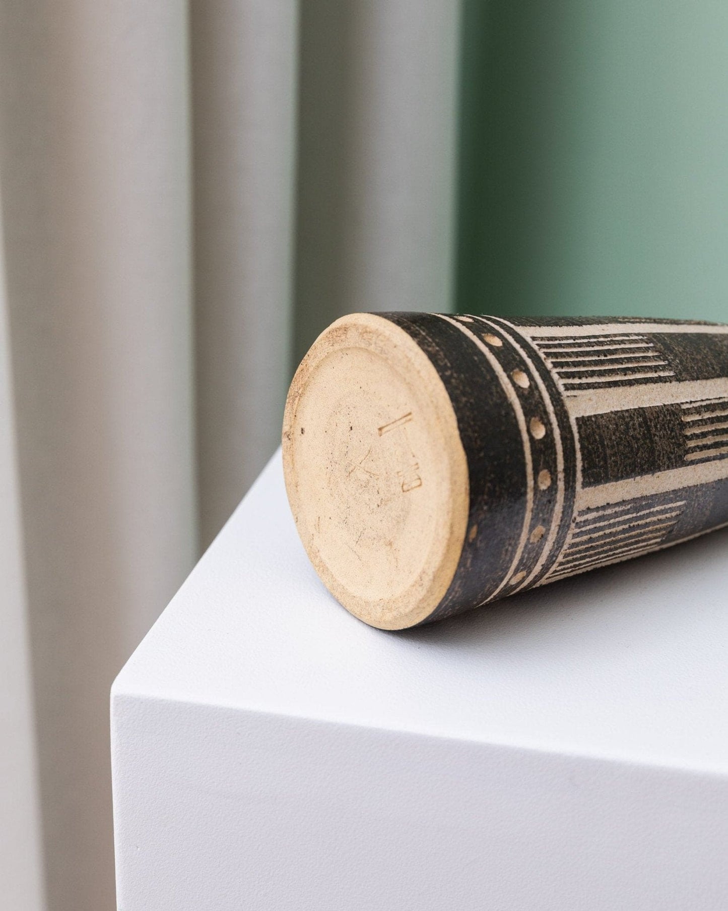 Vintage vase VEB Coswig GDR ceramics 1970s