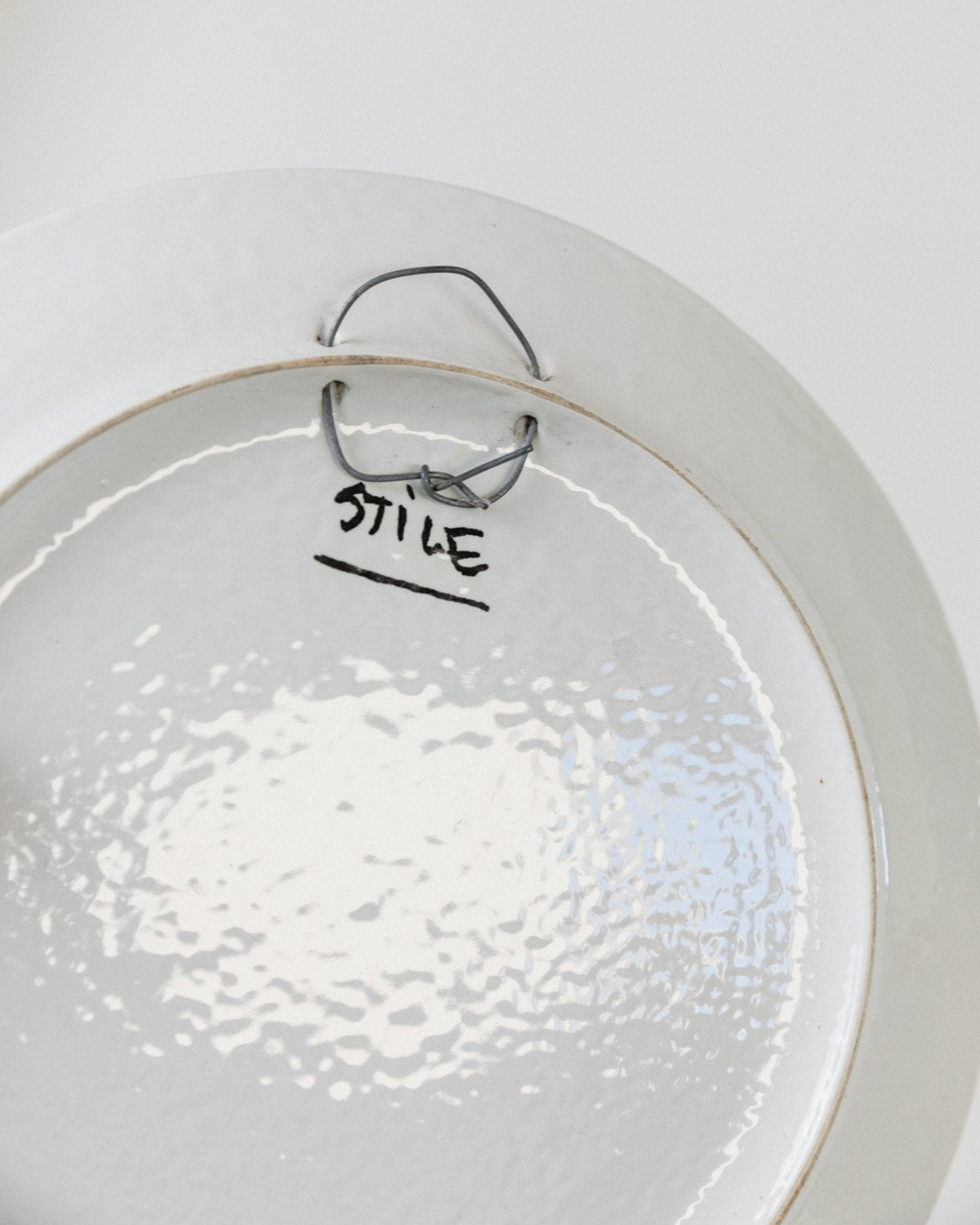 Vintage Wandteller Keramik mit Fruchtmotiv von Stile