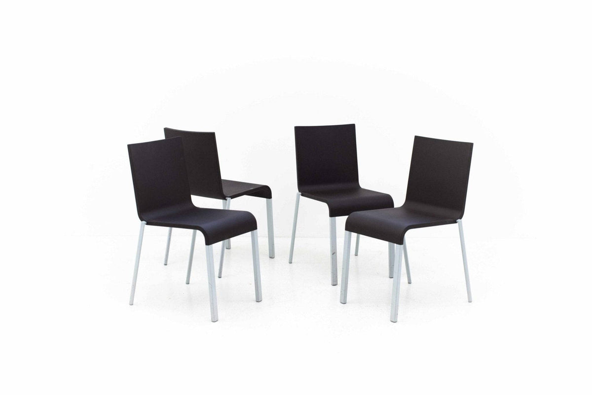 Stuhl .03 von Maarten Van Severen für Vitra Dunkelbraun