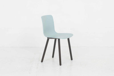 Vintage Stuhl HAL Wood eisgrau von Jasper Morrison für Vitra