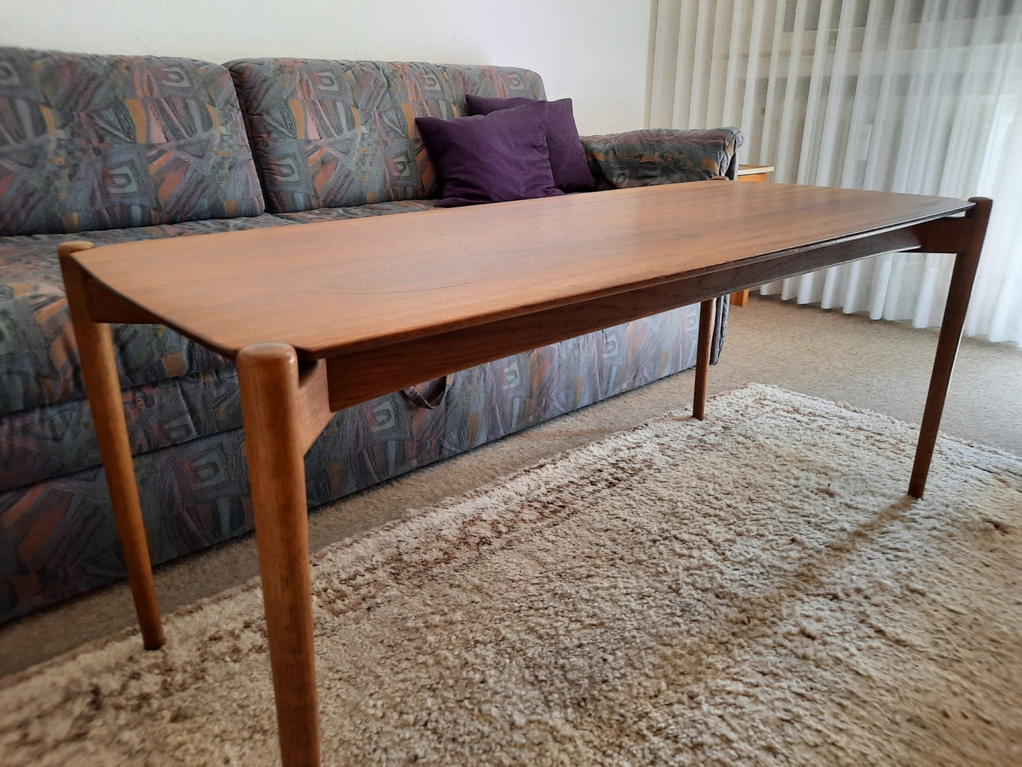 Vintage Couchtisch Teak von Hartmut Lohmeyer für Wilkhahn
