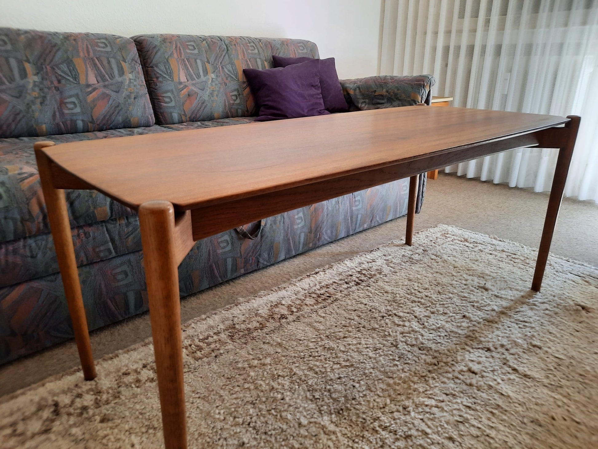 Vintage Couchtisch Teak von Hartmut Lohmeyer für Wilkhahn