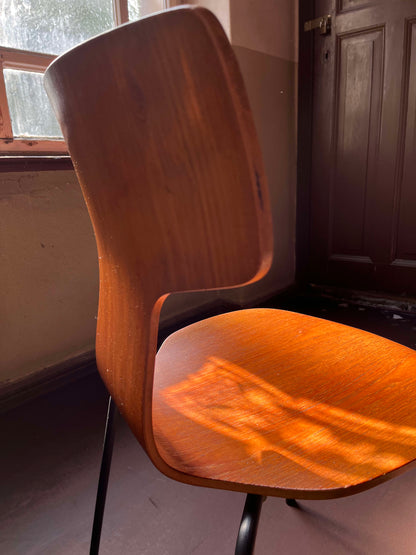 Set von 4 Stühle "Hammer" 3103 von Arne Jacobsen für Fritz Hansen