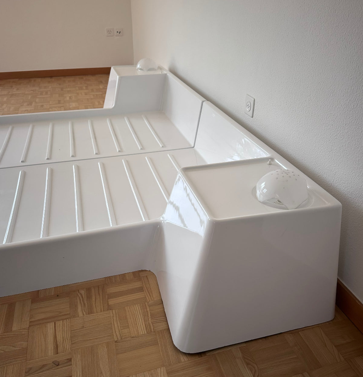 Vintage Doppelbett Space Age von Marc Held für Prisunic