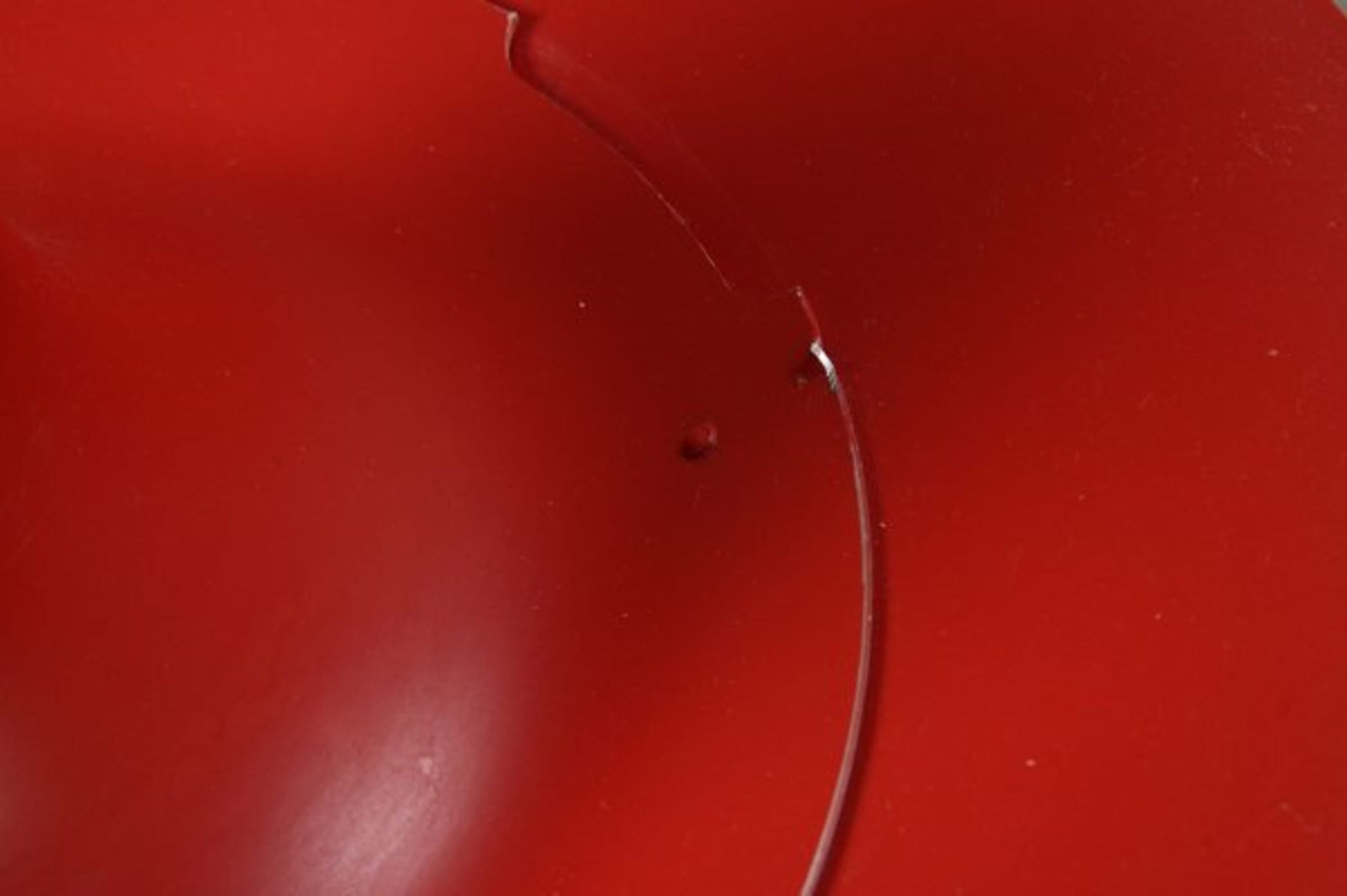 Vintage Pendelleuchte PH5 von Poul Henningsen für Louis Poulsen Rot